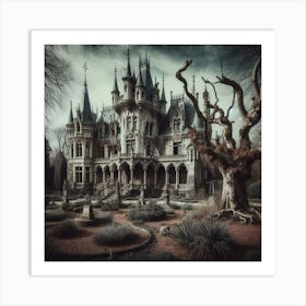 Haunted House Art Print