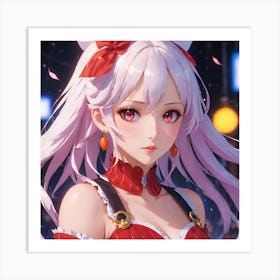 Anime Girl 1 Art Print