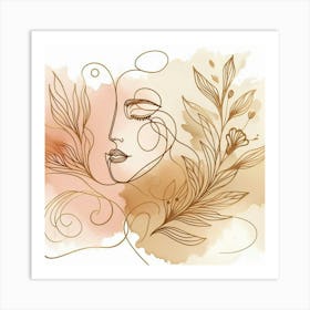 Portrait Of A Woman 50 Art Print