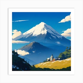 Mountains Of Fuji Art Print