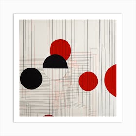 Abstract Circles Art Print