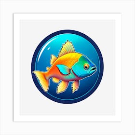 Fish In A Circle Art Print