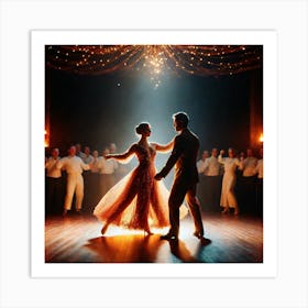 Ballroom Dance 1 Art Print