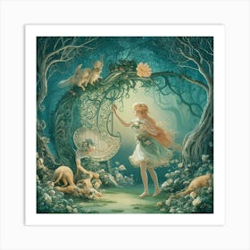 Fairytale Forest 2 Art Print