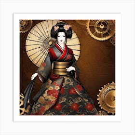 Geisha 156 Art Print