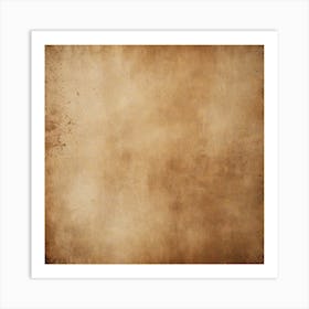 Grunge Texture On Coffee Color Background Art Print