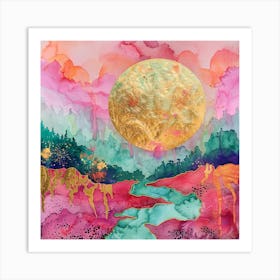 Moon In The Sky 1 Art Print