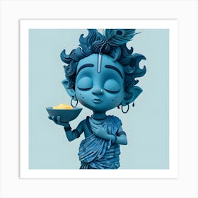 Lord Krishna 2 Art Print