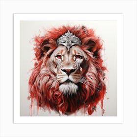 King Lion Art Print