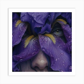 Blue Iris Art Print