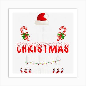 This Is My Christmas Pajama Shirt Santa Candy Xmas Funny Art Print