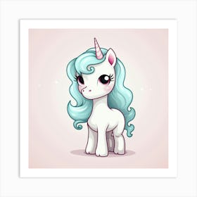 Cute Unicorn 337 Art Print