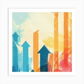 Abstract Of Arrows Art Print