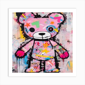 Raw Bear Art Print