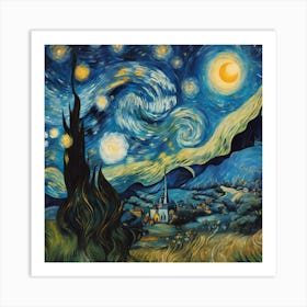 Starry Night 27 Art Print