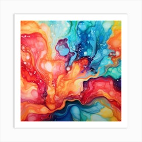 Abstract Painting 198 Art Print