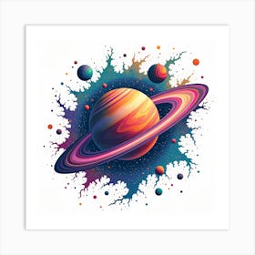 Saturn 1 Art Print