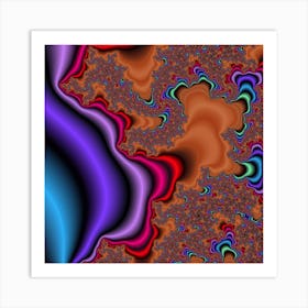 Colorful Piece Abstract Art Print