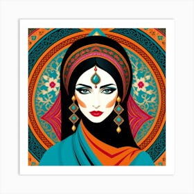 Exotic Beauty Artwork 219 Art Print