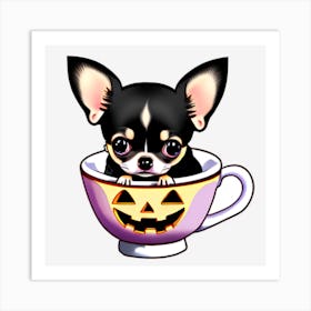 Chihuahua In A Cup 1 Art Print