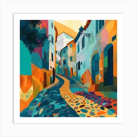 Street In Spain Art Print