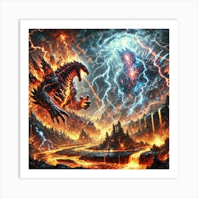 Pyroclastic Colossus 11 Art Print