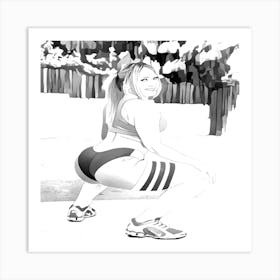 Sexy Woman 93 Art Print