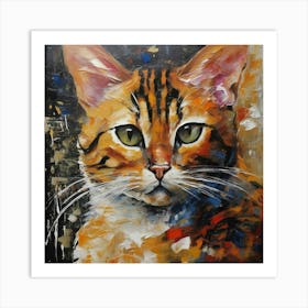 Bengal cat Art Print