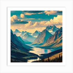 Alpine Serenity 20 1 Art Print