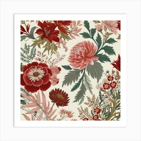 Floral Pattern 9 Art Print