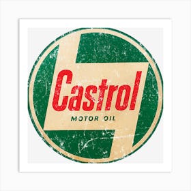 Castrol Art Print