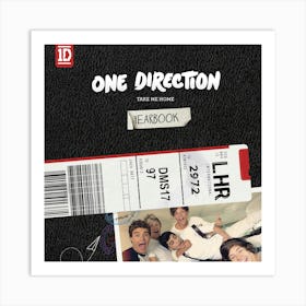 Take Me Home (Yearbook Edition) (by One Direction) Art Print