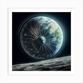 Earth From Space 5 Art Print