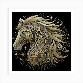 Horse Head 2 Art Print