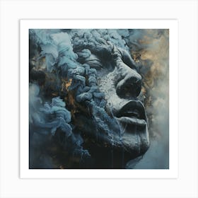 'The Face Of Smoke' Art Print