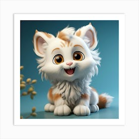 Cute Kitten 2 Art Print