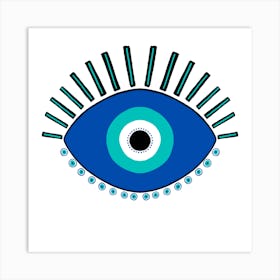 Evil Eye Magic Art Print