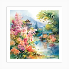 Garden of Opulence: Sensual Impressionism Art Print