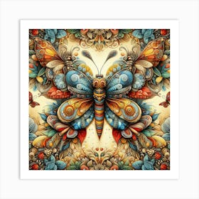 Money Butterfly Art 3 Art Print