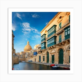 Old Town Of Malta Art Print