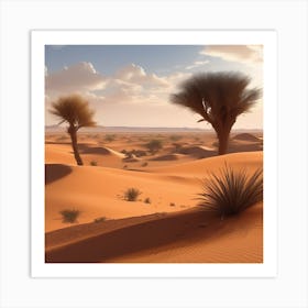 Desert Landscape 102 Art Print