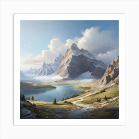 Mountain Landscape 5 Art Print