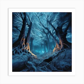 Dark Forest Art Print