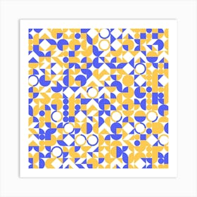 Abstract Geometric Pattern 13 Art Print