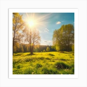 Sunny Meadow Art Print