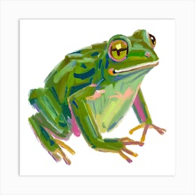 Green Tree Frog 08 Art Print