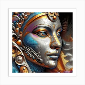 Cleopatra Portrait Artwork 96 Art Print