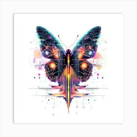 Butterfly.Generated AI. Wall Art Print Poster