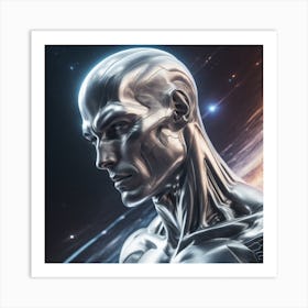 Futuristic Man Art Print