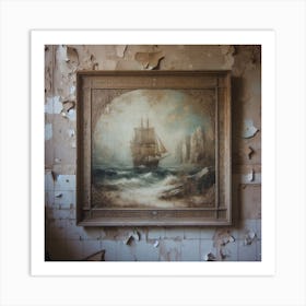 Abandoned Ship Art Print